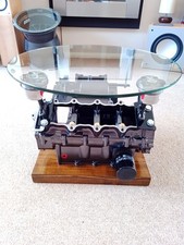 ZX6R Motorbike Engine Coffee Table Stunning Unique Not R1 V8 V10 V12 or Turbo.