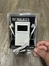 Roberts Portable Lightweight Stereo DAB DAB+ FM Radio White - Sports DAB5