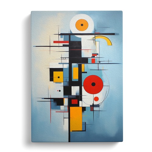 Bauhaus expressionism canvas - bauhaus,