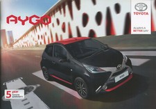 CAR BROCHURE: TOYOTA AYGO - 2017 (X/X-PLAY/X-PRESS/X-STYLE/X-CITE/X-CLUSIV)