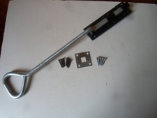 Bow Handle Drop Bolt 18" Black Japanned Heavy Duty Garage Door *IMPERFECT*