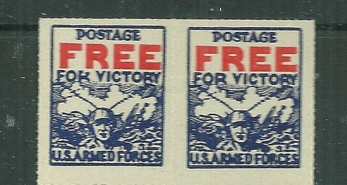 Postage free for victory - "postage,