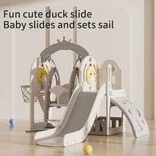 Toddler Garden Swing & Slide Climber Set Kids Baby Indoor Outdoor Playground Toy