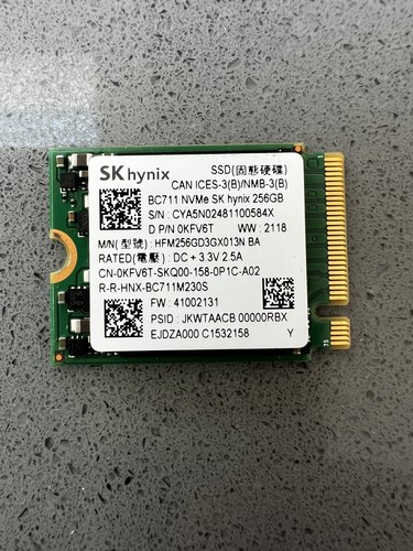 Hynix bc711 256gb nvme 2 - hynix,
