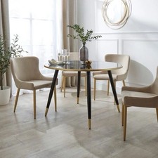 Sylvia 4 Seater Round Dining