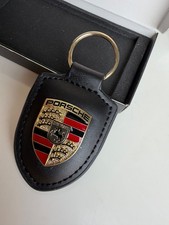 Genuine Porsche Leather Crest