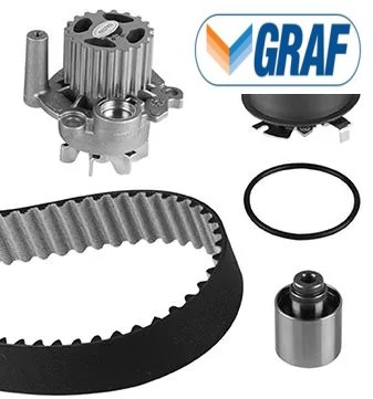 Water pump timing belt kit - water,