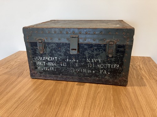 Vintage navy stencilled - vintage, us