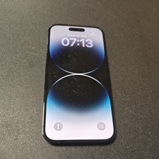 Apple iPhone 14 Pro 128GB - Unlocked Space Black - CRACKED BACK (W25-C11)