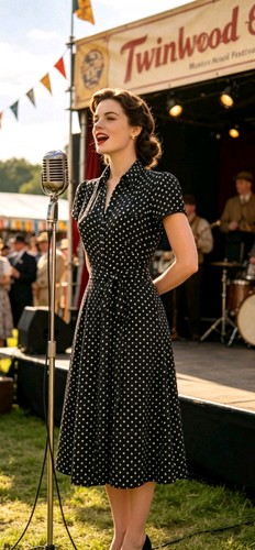 Vintage 1940s 1950s style