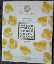 A Set Of Couture  Floral Alphabet Dies .