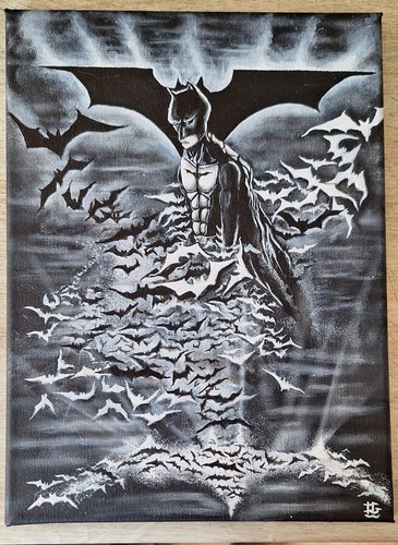 Original batman acrylic - batman, canvas