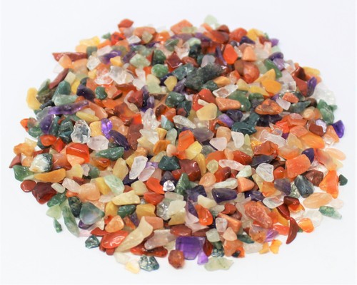 Assorted semi tumbled crystal - tumbled,
