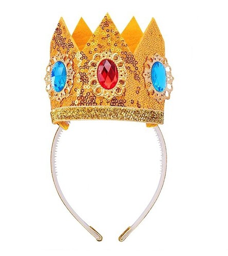 Princess peach gold - gold, crown