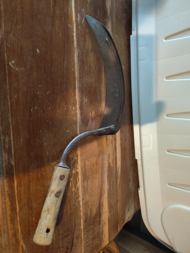 Vintage hand sickle - sickle, scythe
