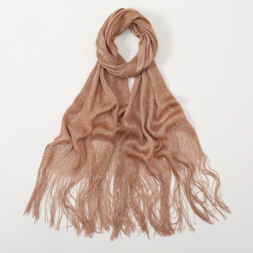 Tassels scarf gold silver - tassels,