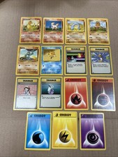 Pokémon TCG 1995-99 Bundle of 15 Base Cards Preowned No Duplicates