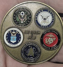 rare genuine RAF Molesworth joint forces challenge coin 