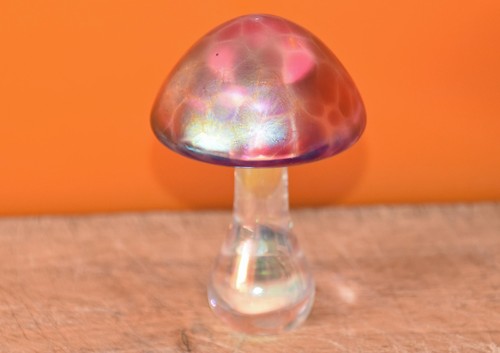 Heron glass pink - pink, mushroom