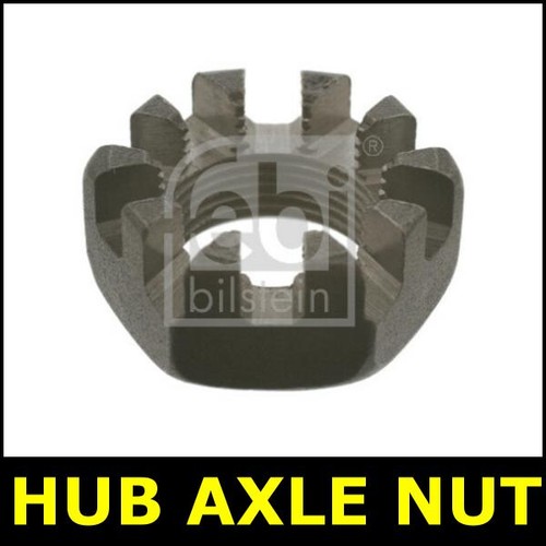 Hub axle nut - hub, fits
