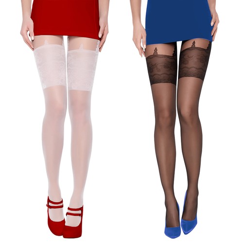 Fiore angel tights sheer mock - tights,