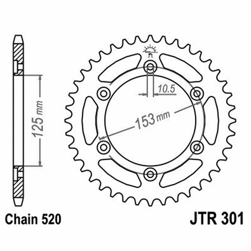 Crown 301 z48 for honda - jt,