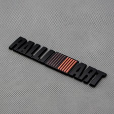 1PCS Matte Black Metal RALLI