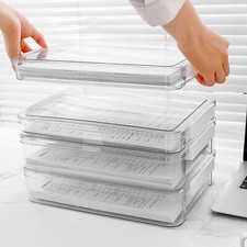 Clear File Storage Box Large