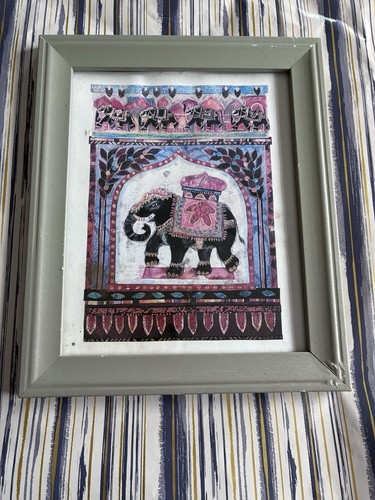 Framed indian folk art - framed,