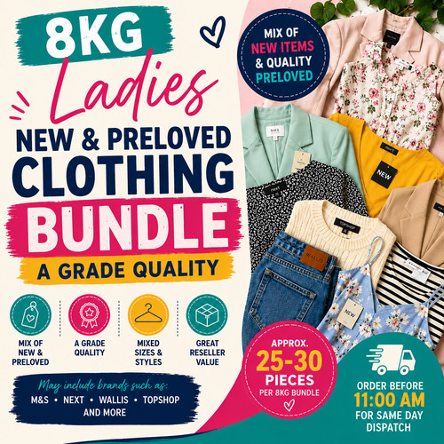 8kg ladies clothing - 8kg, new
