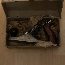 Vintage 9” Woden Smooth Plane No W4 Woodworking Made In England Boxed