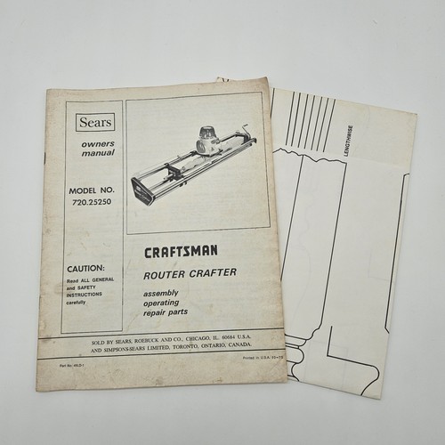 Craftsman router crafter - craftsman,