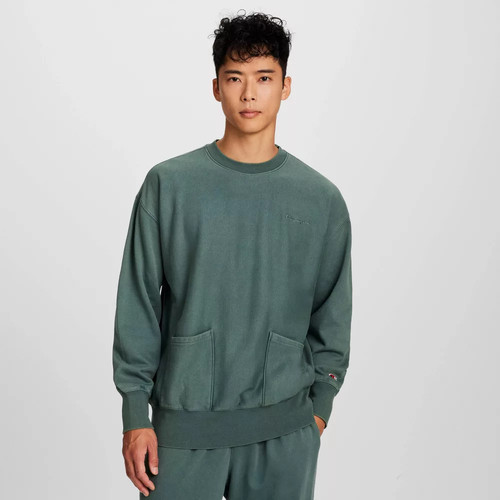 Champion men washed - washed, sweatshirt