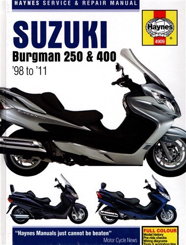 Burgman suzuki shop manual - suzuki,