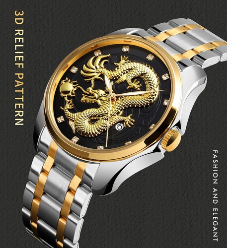Luxury mens watch five claw - mens,
