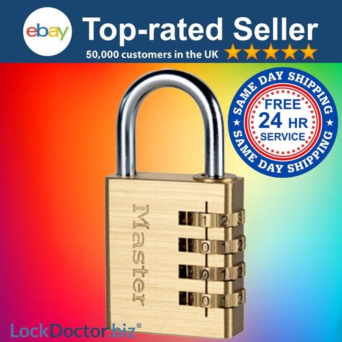 Master lock gold aluminium - lock,