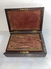 antique mahogany cased Brass