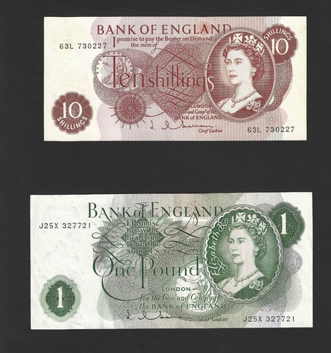 Pound 10 shillings - pound,