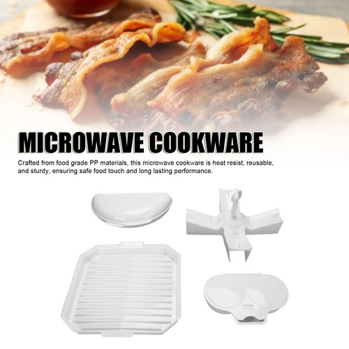 Microwave cooking set bacon - cooking,