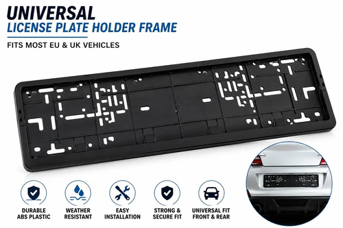 Universal car number plate - universal, number-plate