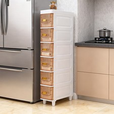 6 Tiers Plastic Slim Tall