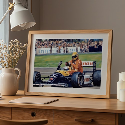 Senna mansell taxi ride a3 - f1,