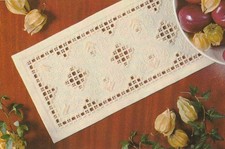 Hardanger Table Mat  29 x 12cm