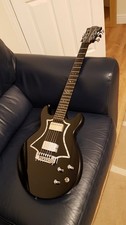 LAG RR1500 Roxane Racing Black Guitar