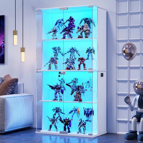 Glass display cabinet with - glass,