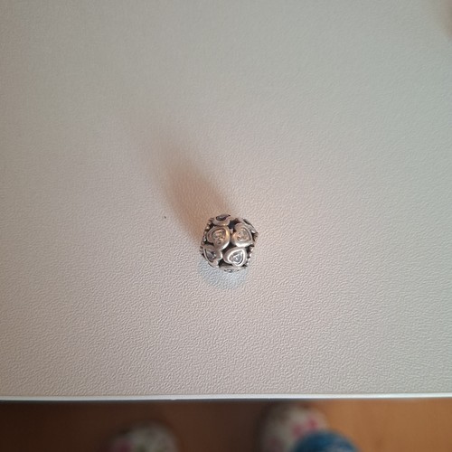 Pandora silver barrel - barrel, heart