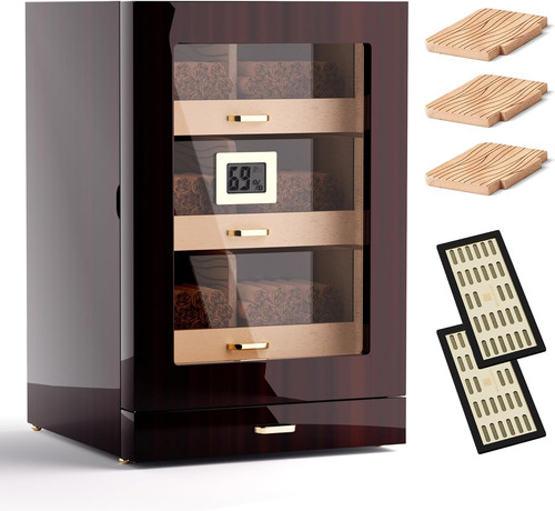 Cigar humidor cabinet with - cigar,