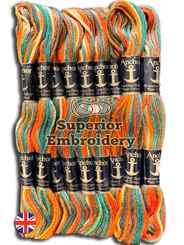 Multi colour anchor cross - 6,