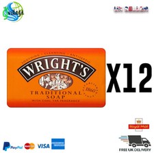 12 X Wrights Coal Tar Soap