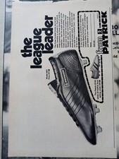 El79  Ephemera 1971 football advert Patrick football boots 